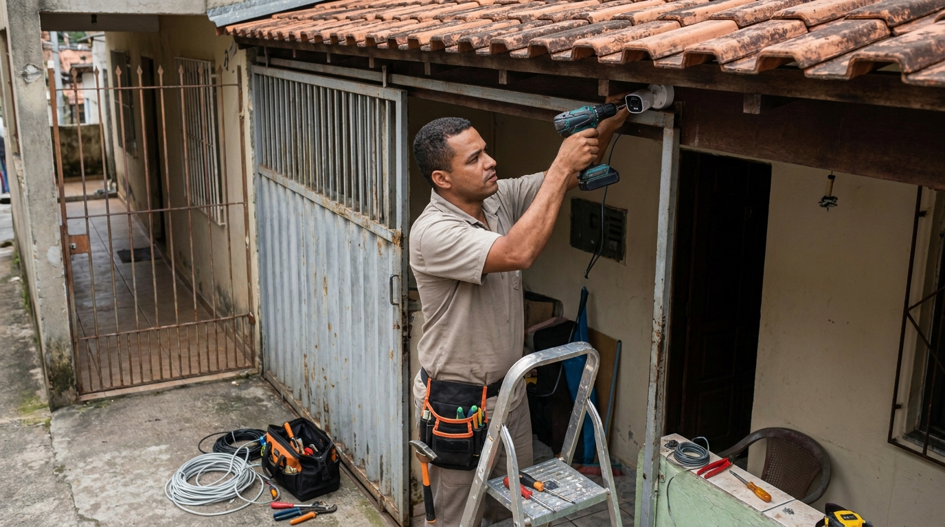 Instalação de Câmera Residencial em Porto Alegre‑RS