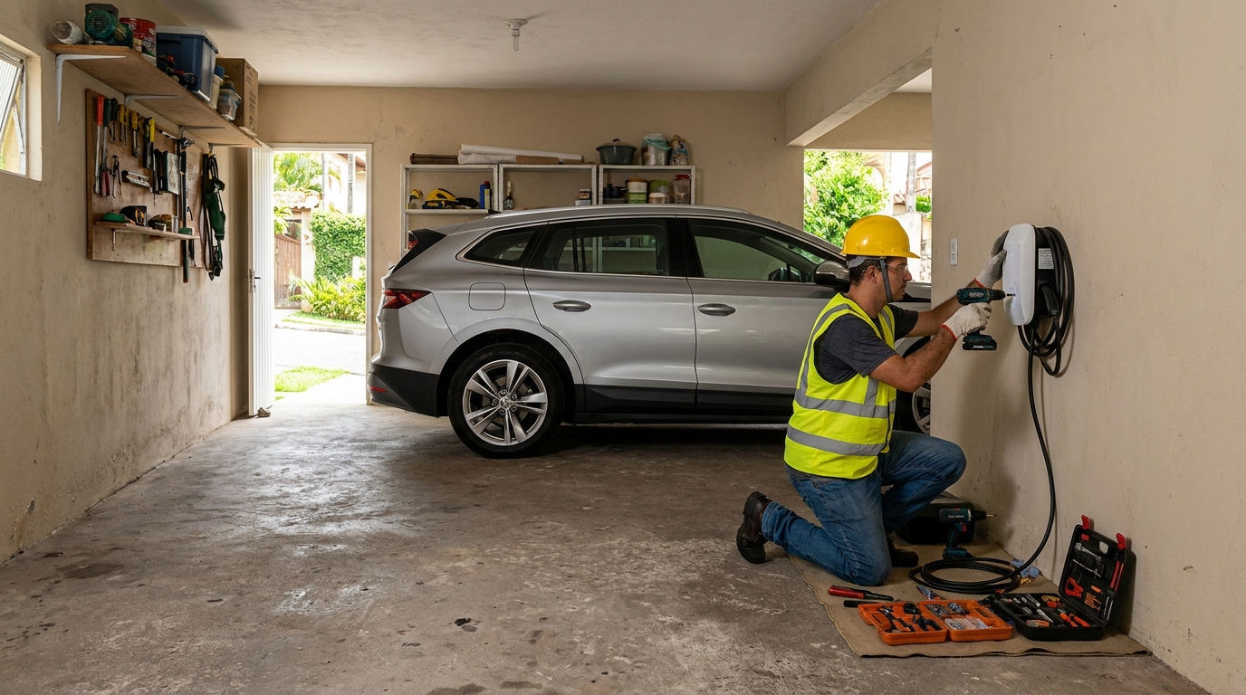 Instalação em Garagem ou Condomínio em Porto Alegre‑RS