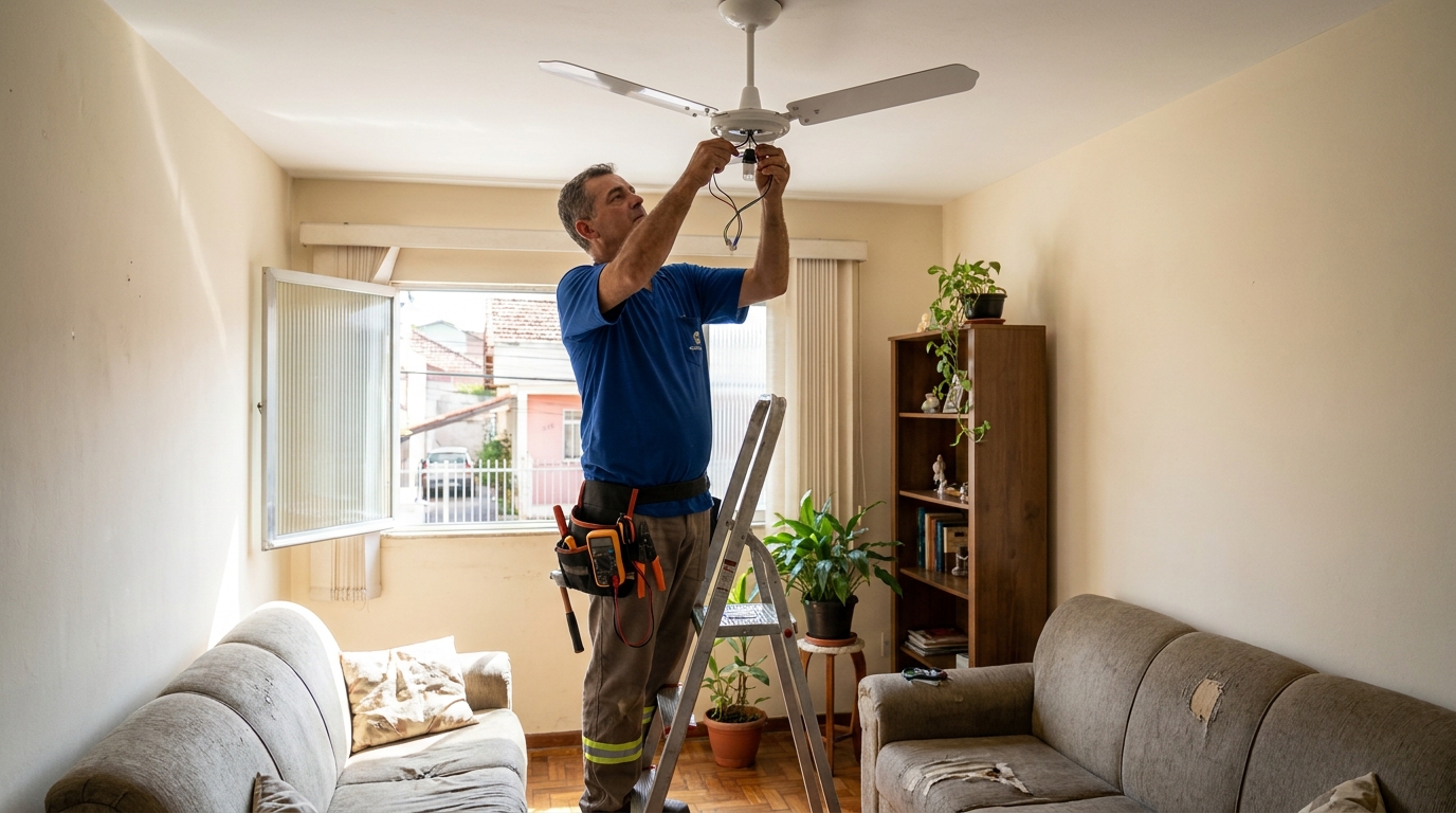 Montagem de Ventilador em Porto Alegre‑RS